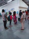 Random screening of passengers at North Lakhimpur Railway Station