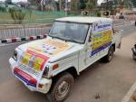 Mobile awareness campaigns on the streets of Diphu in Karbi Anglong