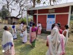 Community awareness programs on coronavirus at various places of Dergaon,Assam