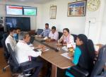 Dr M S Lakshmi Priya, IAS, MD, NHM Assam chaired a meeting with Dr. Dilip Singh, National Professional Officer, WHO and Dr Yoges
